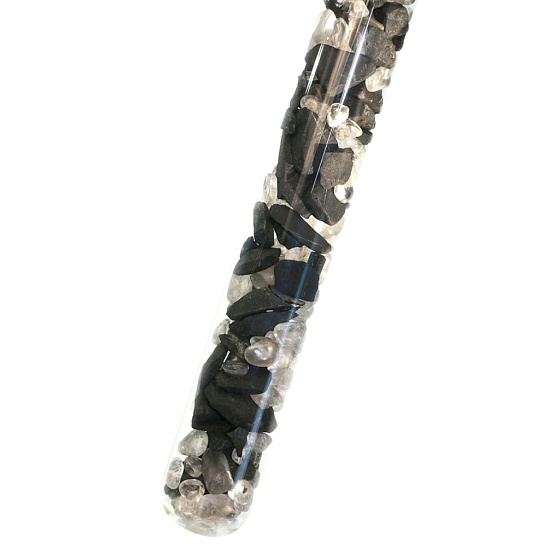 Shungite Stick mit wertvollen Natursteinen zur Harmonisierung des Wassers