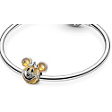 Charme Sterling Silber 925 Disney Mickey Mouse Kürbis geformt Perle auf Halloween Armband