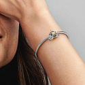 Charme Sterling Silber 925 Disney 100. jahrestag Cinderella - Zauberkutsche, Perle für Armband