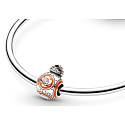 Sterling Silber 925 Marvel Star Wars Droide BB-8, Armband Perle