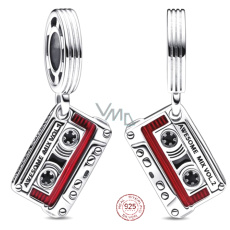 Sterling Silber 925 Marvel Guardians of the Galaxy, Kassettenband, Armband-Anhänger