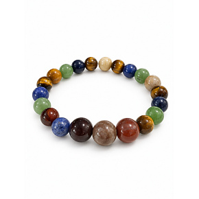 Armband mit Geschichte – Ich liebe dich, Opa, natürliche Mineralien, Kugel 8 mm / Handgelenk 14–15 cm Armband mit Geschichte – Ich liebe dich, Opa, natürliche Mineralien, Kugel 8 mm / Handgelenk 14–15 cm