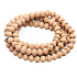 Lotus Bodhi Mala, natürliche Lotus-Halskette 108 + 6 buddhistische Gebetsperlen 9,5 mm - Frieden, Segen