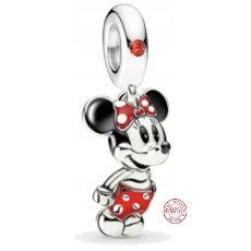 Charm Sterling Silber 925 Disney Minnie Mouse, Film-Armband-Anhänger
