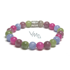 Turmalin Farbe Chakra-Armband elastisch Naturstein, Kugel 6 mm / 16-17 cm, Hüter der guten Laune Turmalin Farbe Chakra-Armband elastisch Naturstein, Kugel 6 mm / 16-17 cm, Hüter der guten Laune