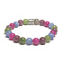 Turmalin Farbe Chakra-Armband elastisch Naturstein, Kugel 6 mm / 16-17 cm, Hüter der guten Laune