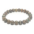 Achat tibetisches Armband elastischer Naturstein, Kugel 8 mm / 16 - 17 cm