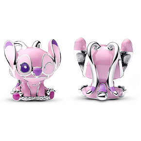 Charm Disney Lilo a Stitch - anděl s motivem Stitch, korálek na náramek film