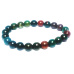 Heliotrop / Blutstein Armband elastischer Naturstein, Kugel 8 mm / 16 -17 cm, Stein des Mutes