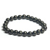 Pyrit-Armband elastischer Naturstein, Kugel 8 mm / 16-17 cm, Meister des Selbstvertrauens und der Fülle