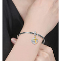 Sterling Silber 925 Religiöse Sprüche Jesa 41:10, 2in1 Anhänger für Armband
