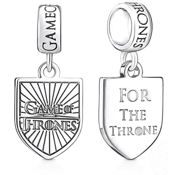 Charme Sterling Silber 925 Game of Thrones Anhänger Armband, Film