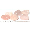 Rosenquarz Getrommelter Naturstein 40 - 100 g, 1 Stück, Stein der Liebe