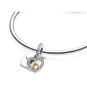Charme Sterling Silber 925 Happy Anniversary, 2in1 Jahrestag Armband Anhänger