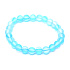 Opalit Türkis matt Armband elastisch, Kunststeinkugel 6 mm / 16 cm, für Kinder, Wunsch- und Hoffnungsstein