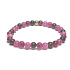 Turmalin Rubelit rosa Armband elastisch Naturstein, Kugel 6 mm / 16-17 cm, Wächter der guten Laune