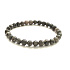 Yooperlite Armband elastisch Naturstein, Kugel 6 mm / 16 - 17 cm