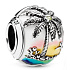Sterling Silber 925 Sommerurlaub - Sonnenuntergang, Reisearmband Perle