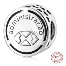 Charme Sterling Silber 925 Verwaltung, Perle auf Armband Beschäftigung Charme Sterling Silber 925 Verwaltung, Perle auf Armband Beschäftigung