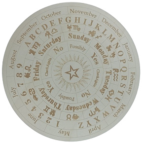 Hölzernes Pendelspielbrett mit Mondstern 25 cm