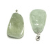 Prehnit Trommel-Anhänger, Naturstein ca. 2,6 cm