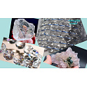 Azeztulit-Facettenarmband elastischer Naturstein 11 - 12 mm / 16 - 17 cm, Hochfrequenzenergie