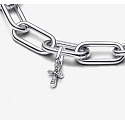 Charms Sterling Silber 925 Kreuz - Mini Medaillon, Armband Anhänger Symbol