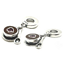 Charme Sterling Silber 925 Kaffeetasse und Löffel 2in1, Essen und Trinken Armband Anhänger