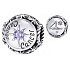 Charme Sterling Silber 925 Sternzeichen, Zirkonia Krebs, Perle für Armband