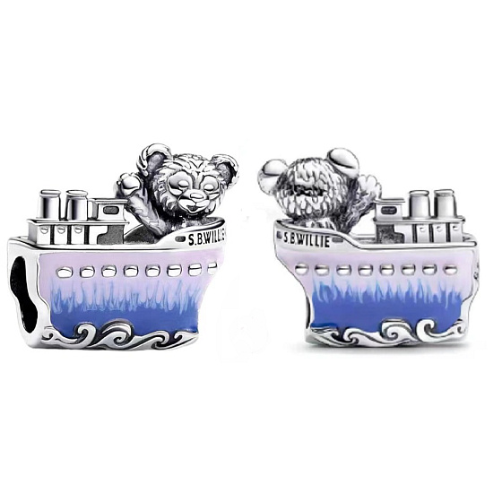 Me to You medvídek na lodi, stříbro 925 korálek na náramek