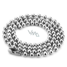 Řetízek z nerezové oceli kulička 2,4 mm / 80 cm Řetízek z nerezové oceli kulička 2,4 mm / 80 cm