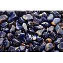 Sodalith Getrommelter Naturstein 100 - 160 g, 1 Stück, Steinkommunikation