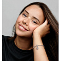 Charme Sterling Silber 925 50 Jahre Liebe, 2in1 Jahrestag Armband Anhänger