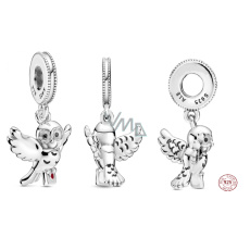 Sterling Silber 925 Harry Potter - Hedwig die Eule, Armbandanhänger Sterling Silber 925 Harry Potter - Hedwig die Eule, Armbandanhänger