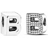 Charme Sterling Silber 925 Alphabet Buchstabe B, Perle für Armband