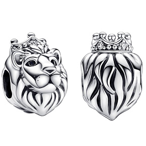 Sterling Silber 925 Royal Lion, Perle auf Armband Symbol Sterling Silber 925 Royal Lion, Perle auf Armband Symbol