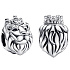 Sterling Silber 925 Royal Lion, Perle auf Armband Symbol