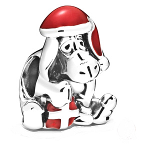 Charm Sterling Silber 925 Disney Winnie the Pooh, Isaac's Christmas, Armband Perle Charm Sterling Silber 925 Disney Winnie the Pooh, Isaac's Christmas, Armband Perle