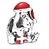 Charm Sterling Silber 925 Disney Winnie the Pooh, Isaac's Christmas, Armband Perle