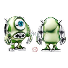 Charme Sterling Silber 925 Disney Pixar Monsters Ltd, Mike Wazowski, Armband Perle