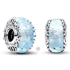 Charm Sterlingsilber 925 Luminozní Disney Aschenputtel Murano Glas, Perle für Armband Film