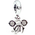 Charme Sterling Silber 925 Disney 2in1 Minnie Mouse Stirnband und Ring, Film-Armband-Anhänger