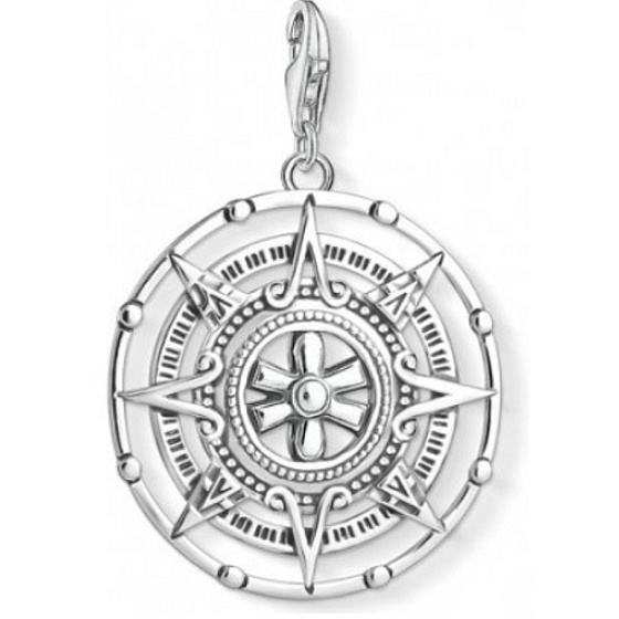 Charm Sterling Silber 925 Maya-Kalender, Karabiner-Verschluss Anhänger am Armband Symbol