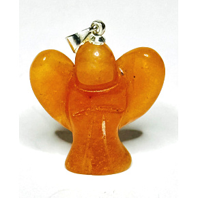 Aventurin orange Engel Schutzengel Anhänger Naturstein 2,5 cm, Stein des Glücks und des Wohlstandes