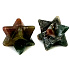 Achat indische merkaba hmatka Naturstein 13 mm, symbolisiert das Element der Erde