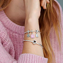 Charme Sterling Silber 925 50 Jahre Liebe, 2in1 Jahrestag Armband Anhänger