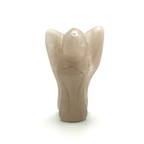 Quarz Engel Beschützer Figur aus Naturstein 3 cm, der perfekte Heiler