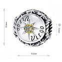 Charme Sterling Silber 925 Sternzeichen, Zirkonia Jungfrau, Perle für Armband