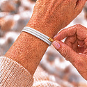 Die Kraft der Farben Magnetarmband Variationen – Weiß | Ein Schmuckstück, viele Formen | 51 cm