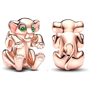 Charm Sterling Silber 925 Disney Lion King - Nala Rose, Perle für Armband Film
